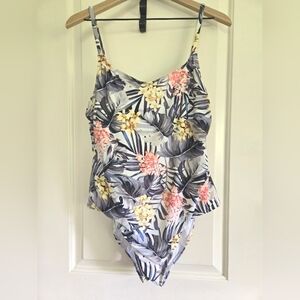 Hurley one piece tropical swimsuit